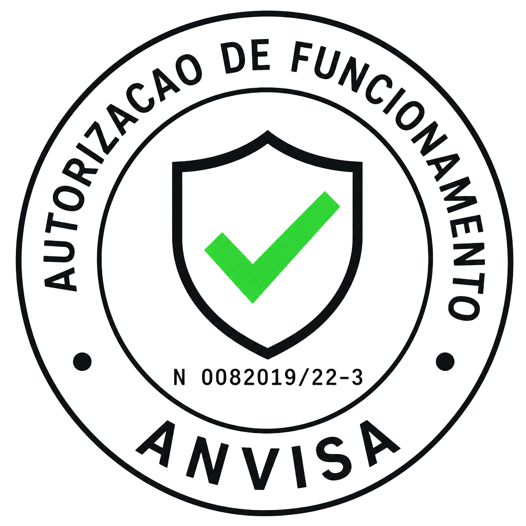 Selo de autorização de funcionamento Anvisa nº 0082019/22-3